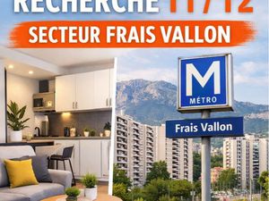 Recherche T1-T2 quartier Frais Vallon