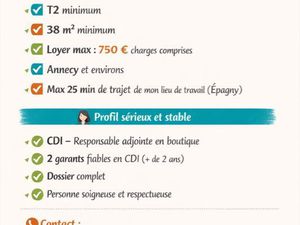 Recherche appartement T2