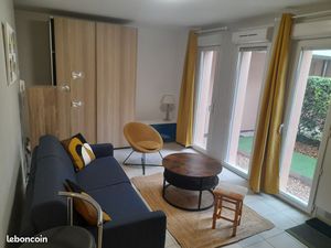 Studio meublé 31 m2 avec jardin & parking – Tram C Ausone (20 min centre)
