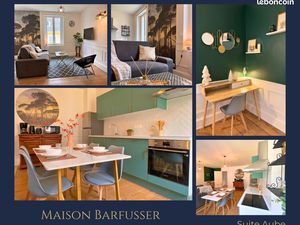Suite Aube  location au mois  F2 tout inclus -by Maison Barfusser