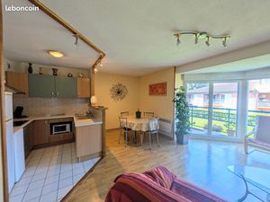 T3 traversant 60 m2 avec terrasse  parking et cave