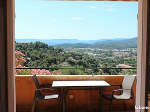 Location studio 19 m2 meublé vue mer imprenable