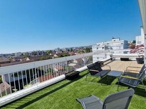 Appartement f2 terrasse dernier étage