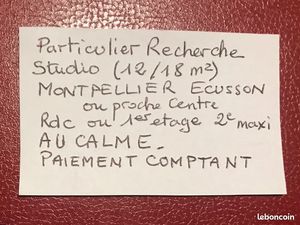 Recherche Montpellier 34000 STUDIO