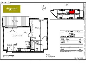 Appartement 2 pièces 40 m²