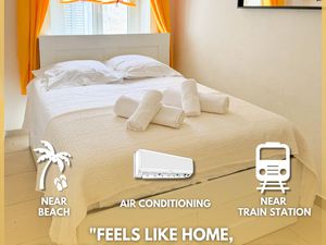 Appartement lumineux & climatisé I Cœur de Nice I Bail Mobilité (1 à 5 mois)