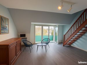 Magnifique et lumineux duplex 2 pièces au dernier étage