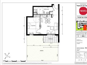 Magnifique T2 RDJ mantes la jolie