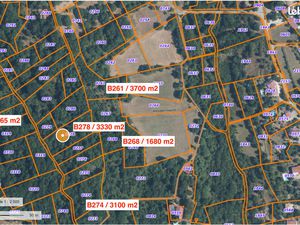 Vente lot de 4 parcelles en zone naturelle sur Montreal