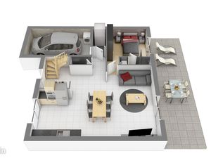 Maison de 124 m° 4 chambres sur terrain clos de 690 m° DONGES