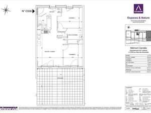 Appartement 3 pièces 62 m²