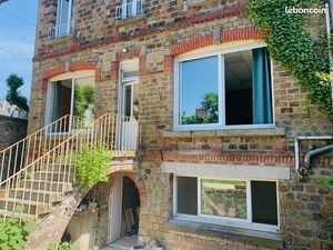 Appart 130m2 avec terrain centre flers