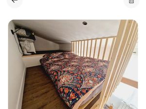 Studio meublé mezzanine 7min à pieds de la gare 100m plage