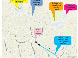 Rare terrain hors lotissement VAUNAGE