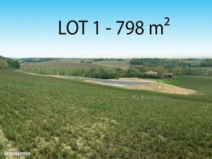 Terrain constructible de 798 m² à l’Isle Jourdain 32600