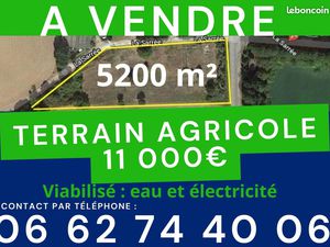 Terrain agricole de 5200 m² à Herry