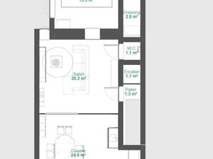 Appartement 3 ch 115m²