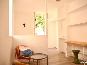 T1/2 meublé – 23 m² – lumineux – calme – Panier