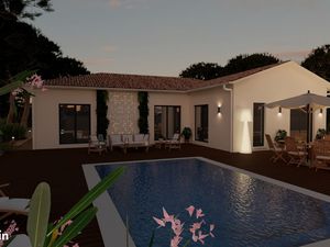 Maison neuve 110 m2 – Prestations haut de gamme – Maître d’œuvre