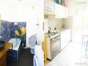 Grand T1bis avec terrasse de 32 m2 au cœur de saint-cyprien