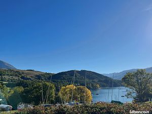 Maison T2 – Vue lac imprenable – Accès plage – Jardin privé 200 m²