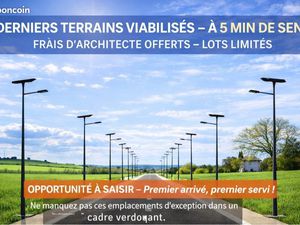 Terrain à bâtir viabilisé