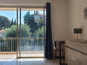 Grand T1+terrasse et cave