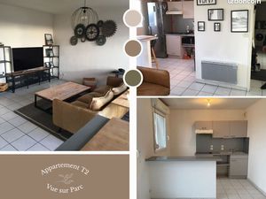 T2 lumineux avec balcon et Box avec vidéosurveillance à Lens