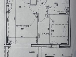 Appartement T2 - 41m² - balcon  parking  possibilité garage