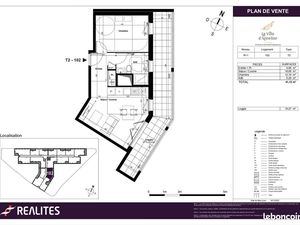 Appartement 2 pièces 41 m²