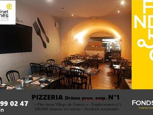 Fonds de commerce pizzeria 120 m²