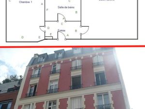 T2 35m2 Porte de Clignancourt Paris 18e