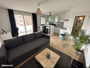 Appartement T2 meublé 45m² CHR - Balcon et parking