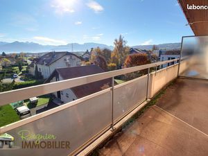 Appartement T4 traversant de 82.18m²  au calme avec balcon + cave et garage