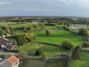 Terrain constructible Saint Savinien vue sur Charente