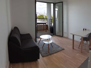 Studio meublé 21m2 + balcon vue Tour Eiffel quartier Fort Issy