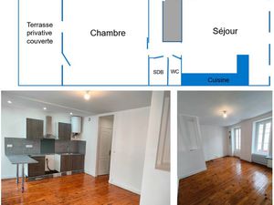 Bel appartement rénové avec terrasse – Centre historique de Barbezieux