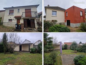 Maison individuelle 78 m² avec jardin  garage et extension moderne (Vierzon)