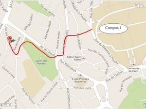 Studio 10mn à pied du campus 1