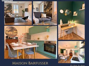 Suite Aube  F2 tout inclus  location au mois  Hypercentre  by Maison Barfusser