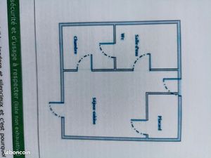 Maison plain pied bourg froidfond