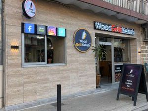 Kebab feu de bois fond de commerce