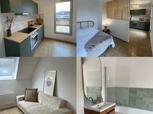 Appartement meublé 37 m² avec grande terrasse – Dernier étage