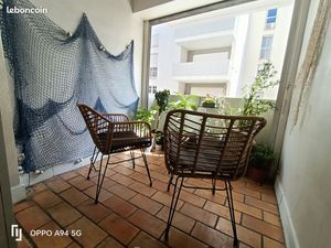 Beau Studio Centre Sète avec Loggia