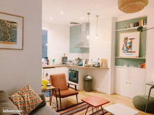 F2 – 34 m² – Paris  Canal St-Martin – 3ᵉ étage sur cour