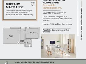 Local professionnel 40m² à Marmande (Route de Bordeaux)