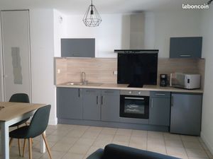 F1 31 m2 meublé refait à neuf  garage individuel fermé  terrasse