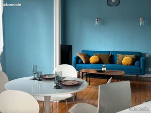 T2/T3 de charme  meublé  avec vue Pyrénées - Parking - Pau centre