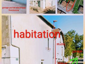 Ensemble immobilier à vendre – 392 m² : habitation  commerce  garage et grand jardin