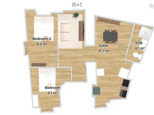 Appartement - 3 pièces - 57 m2 - Lodève